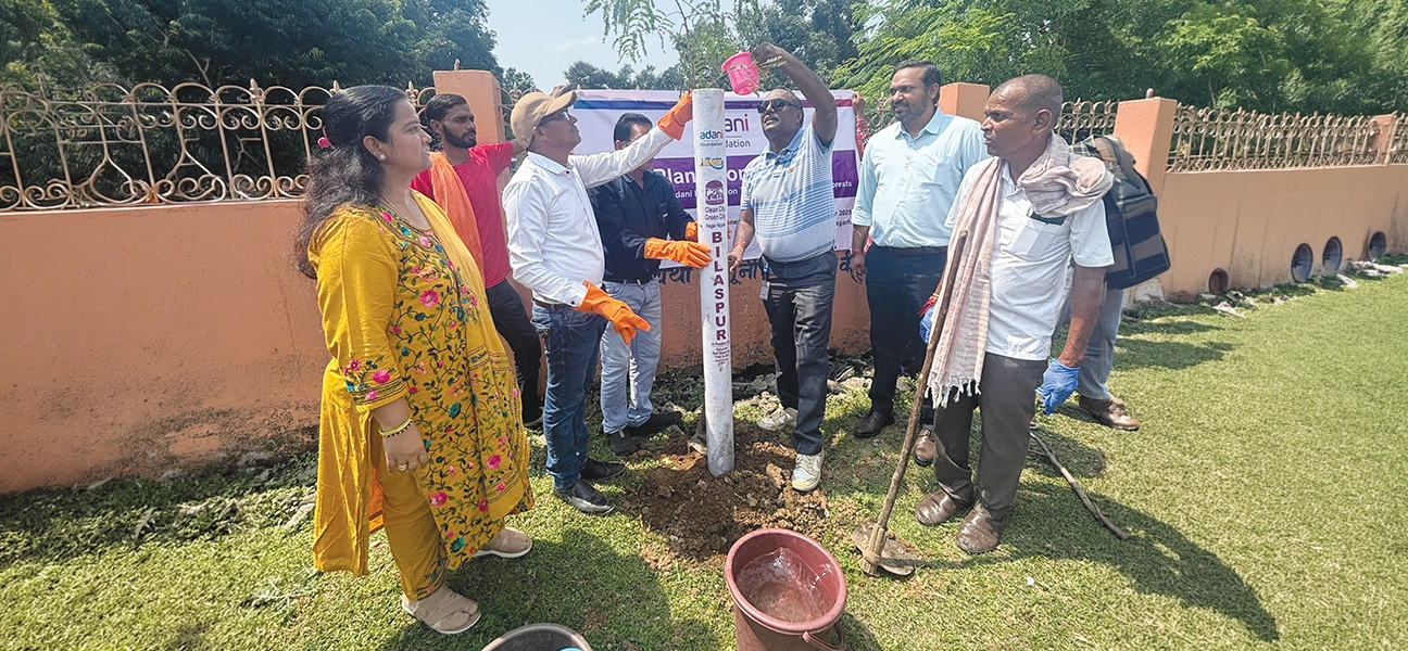 Tree plantation drive by ATGL Team